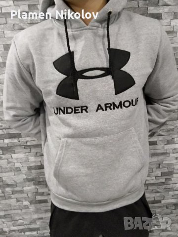 ПАМУЧЕН СИВ СУИТШЪРТ , снимка 4 - Спортни дрехи, екипи - 38093415