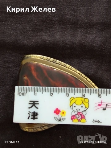 ВИНТИДЖ КАТАРАМА за КОЛАН с ОПАЛ МНОГО КРАСИВА 27758, снимка 5 - Колани - 51178946