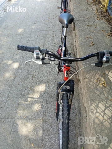 26 цола алуминиев велосипед с 21 скорости усилени капли амортисьори предни и задни в перфектно , снимка 6 - Велосипеди - 51158377