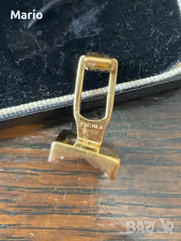 Vintage PIERRE BALMAIN Paris позлатени ръкавели, снимка 3 - Други - 50971803