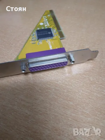 PCI Parallel Adapter Card 1 Port , снимка 3 - Други - 48406769