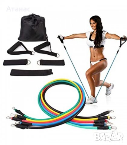 Комплект фитнес ластици 