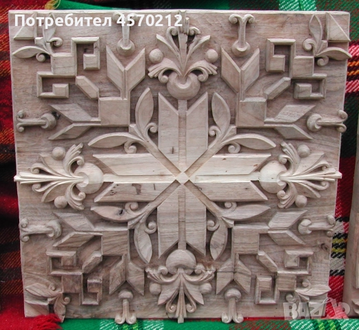 Дърворезба, Розета Слънце, Пано за стена или таван, Ръчна изработка по поръчка, Дърворезба Слънце, снимка 13 - Декорация за дома - 51440697
