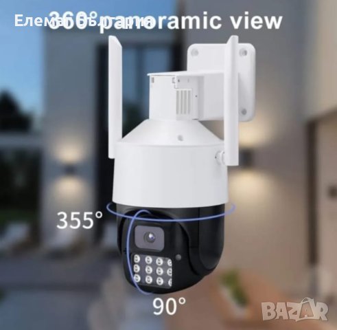 Ново 12MP Безжична въртяща камера ROBOT ЛИЦЕВО РАЗПОЗНАВАНЕ, снимка 2 - IP камери - 42951994