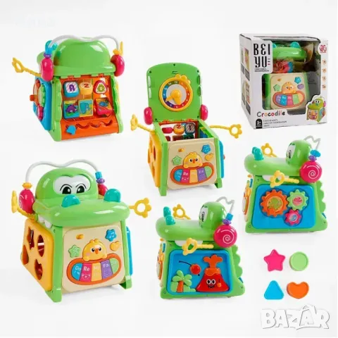 Бебе занимателен център Crocodile , снимка 3 - Образователни игри - 50370214