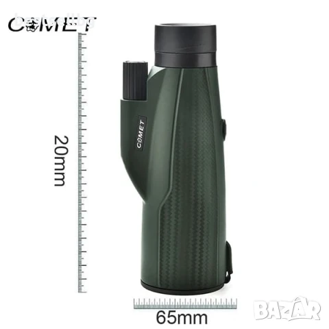 Мощен монокъл COMET 10-30x50 HD ZOOM бинокъл за лов птици природа с тирпод и стойка за телефон, снимка 10 - Екипировка - 50819396