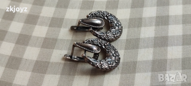 СРЕБЪРНИ ОБЕЦИ 5.5 ГРАМА / ПРОБА 925, снимка 2 - Обеци - 52028925