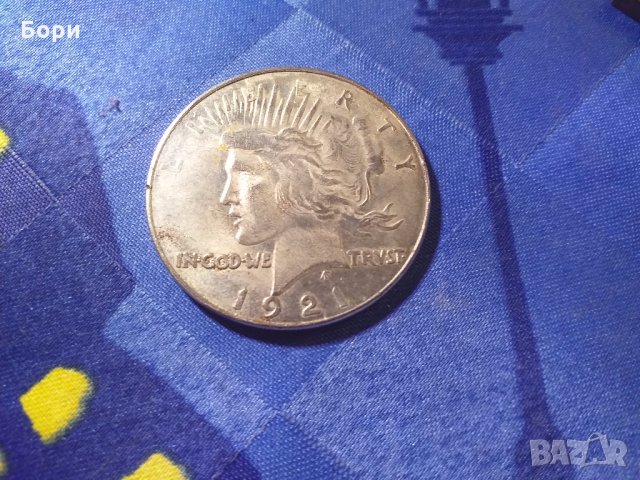 1 долар 1921 г.РЕПЛИКА, снимка 2 - Нумизматика и бонистика - 27497612