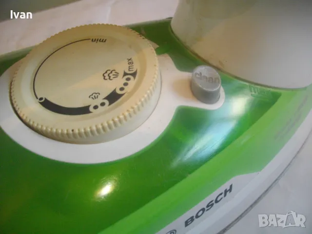 BOSCH 9310 ИСПАНСКА ЕЛЕКТРИЧЕСКА ПАРНА ЮТИЯ ПОЧТИ НОВА ОТЛИЧНА БОШ ВИСОК КЛАС, снимка 4 - Ютии - 48329456