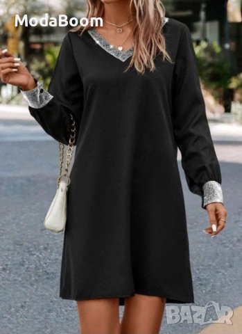 🖤Уникална черна дамска рокля🖤