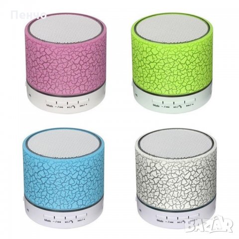 LED портативен мини Bluetooth говорител тонколона Безжичен басов високоговорител Поддръжка Micro SD , снимка 2 - Bluetooth тонколони - 26442068