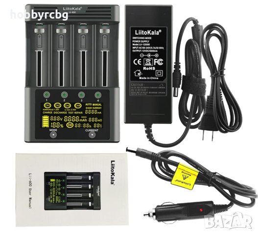 Универсално зарядно у-во Liitokala Lii-600 3000mА на 220V, снимка 2 - Друга електроника - 43030573