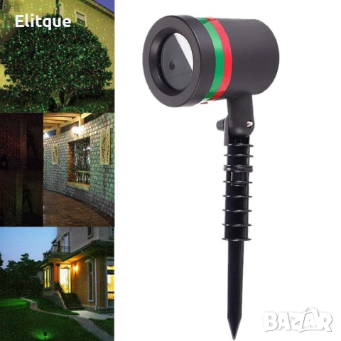 Лазерен прожектор Проектор за Коледна украса , снимка 4 - Други стоки за дома - 52889129