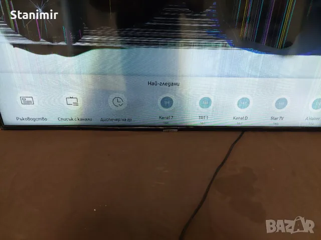 Samsung телевизор 43 инча счупена матрица, снимка 4 - Части и Платки - 49476559