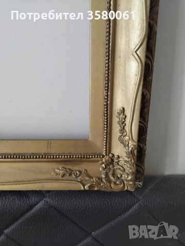 Античная дървена рамка, снимка 2 - Антикварни и старинни предмети - 51836072