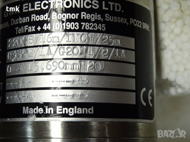 Датчик за налягане GWK Electronics 220SS , снимка 4 - Резервни части за машини - 32237643