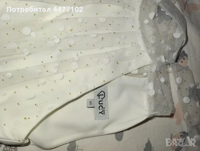 Къса бяла рокля, снимка 5 - Рокли - 50380245