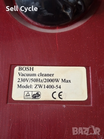 ✅ПРАХОСМУКАЧКА BOSH ZW 1400-54 2000W❗, снимка 4 - Прахосмукачки - 52378689