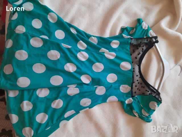 Подарявам!Детска рокличка на едри точици, снимка 3 - Детски рокли и поли - 51005244