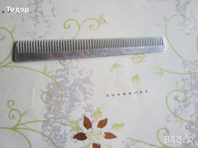 Немски армейски алуминиев гребен Втора световна война маркиран, снимка 3 - Колекции - 33004101