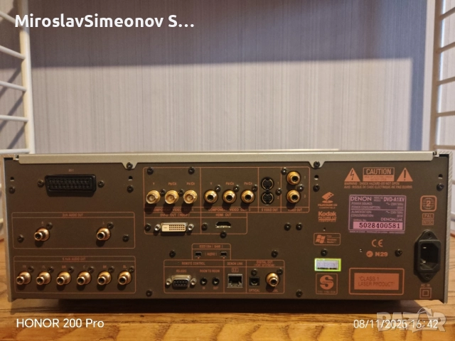 Denon DVD A1XV , снимка 7 - Ресийвъри, усилватели, смесителни пултове - 52263213