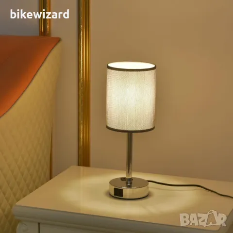 LED нощна лампа със сензорно димиране и USB A+C порт за зареждане НОВА, снимка 2 - Настолни лампи - 50002845