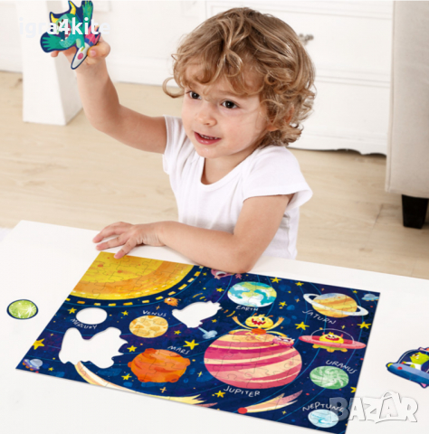 Monster Planet светещ пъзел извънземен планетариум с чудовища, снимка 4 - Игри и пъзели - 36451690