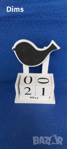 Вечен дървен календар птица