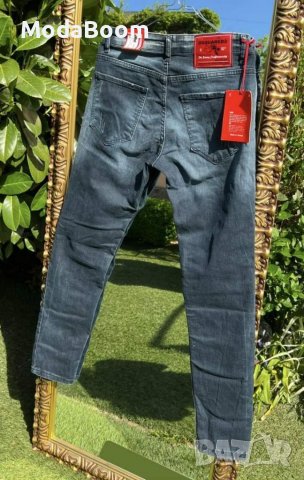 Мъжки сиви напръскани дънки , снимка 2 - Дънки - 37262973