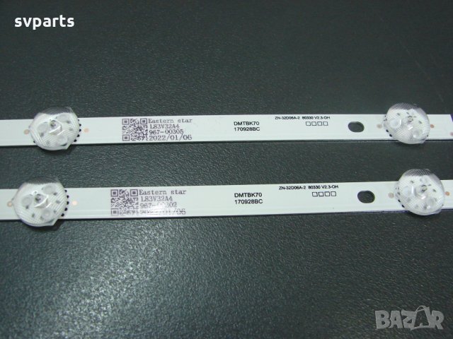 LED ленти за подсветка 32''  6 LED, 3v, CHINA TV, снимка 3 - Части и Платки - 35644275