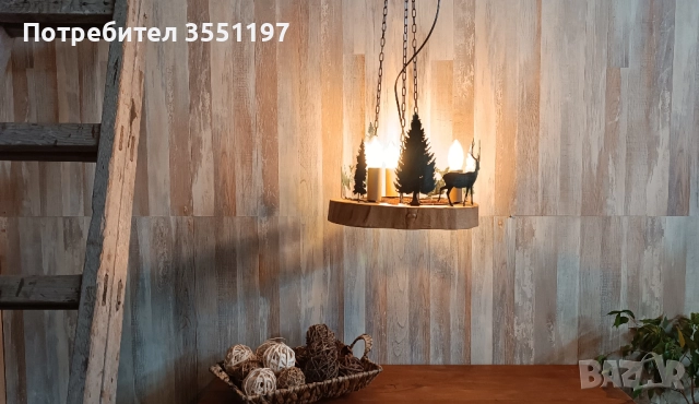 Висяща лампа за таван, снимка 3 - Лампи за таван - 52886636