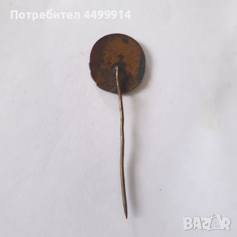 Бронзова емайлирана царска значка, снимка 4 - Антикварни и старинни предмети - 51340175