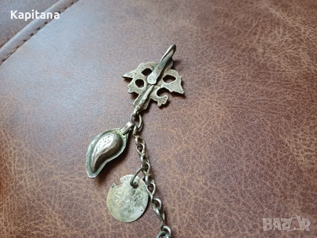 Кюстек(накит) за народна носия, снимка 6 - Антикварни и старинни предмети - 51243859