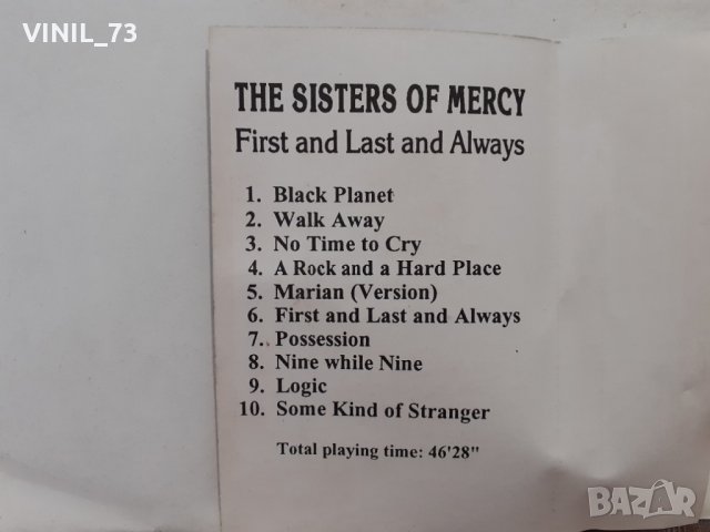  The Sisters Of Mercy – First And Last And Always, снимка 4 - Аудио касети - 32272946