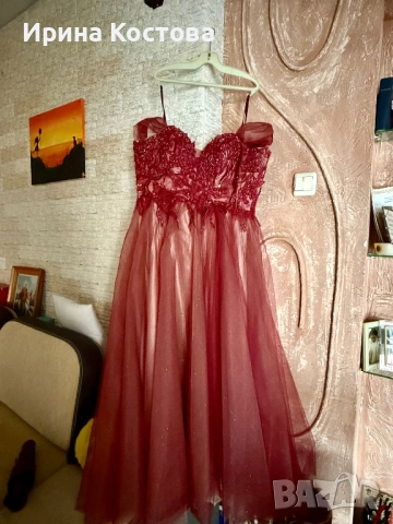 Стилна бална рокля , снимка 2 - Рокли - 53039932