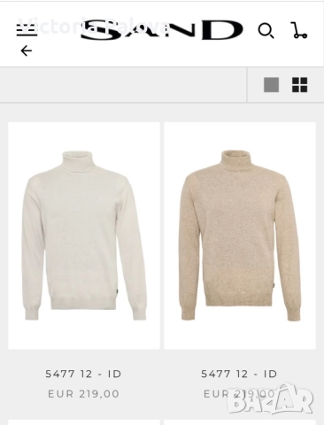 Луксозен пуловер SAND COPENHAGEN  унисекс, снимка 14 - Пуловери - 52154754