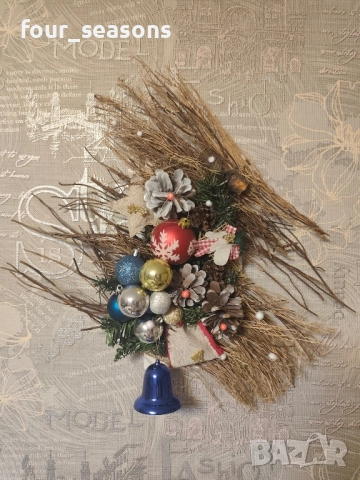 Коледна декорация за стена , снимка 3 - Декорация за дома - 51981830