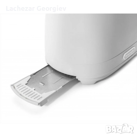 DE LONGHI CTLAP2203.W Тостер с 2 пина, 550 W, бял, снимка 2 - Тостери - 52275443