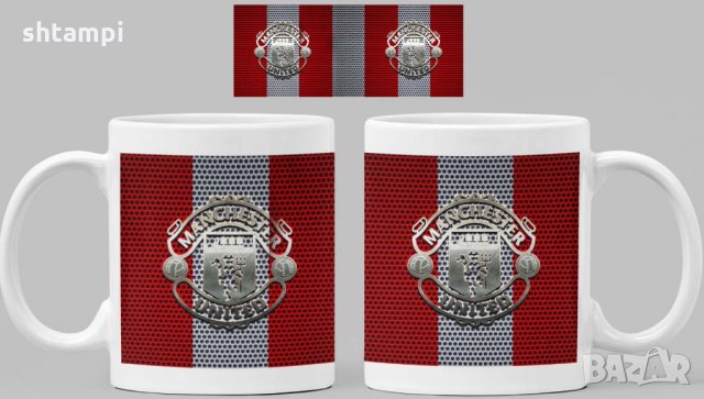 Чаша Манчестър Юнайтед Manchester United Керамична, снимка 3 - Фен артикули - 34821347