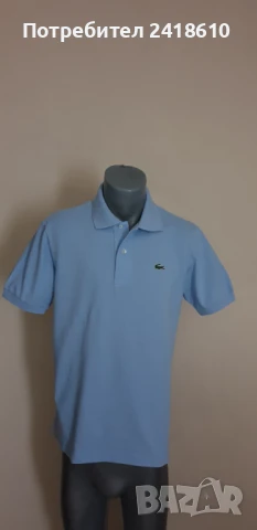 Lacoste Pique Cotton Classic Fit Mens Size 4 - M   ОРИГИНАЛ! Мъжка Тениска!, снимка 8 - Тениски - 50658485