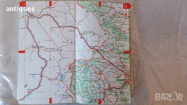 Книга - Пътно-Туристически атлас на България - 1981г., снимка 6 - Специализирана литература - 53028423