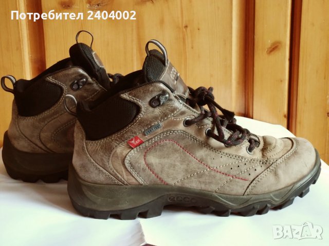 Мъжки кожени обувки Ecco Yak Gore Tex Receptor technology №39, снимка 2 - Ежедневни обувки - 43612155