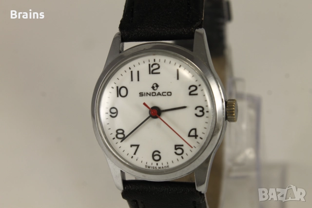 1960's SINDACO Швейцарски Ръчен Часовник , снимка 3 - Антикварни и старинни предмети - 52865319