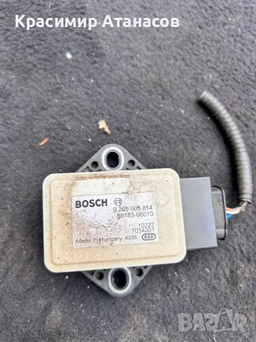 1275100769. Датчик, Надлъжно / напречно ускорение за Тойота Аурис.0265005854