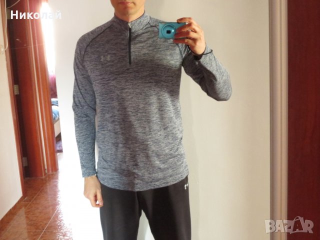 Under Armour Men's Tech Quarter-Zip блуза, снимка 7 - Спортни дрехи, екипи - 26447538