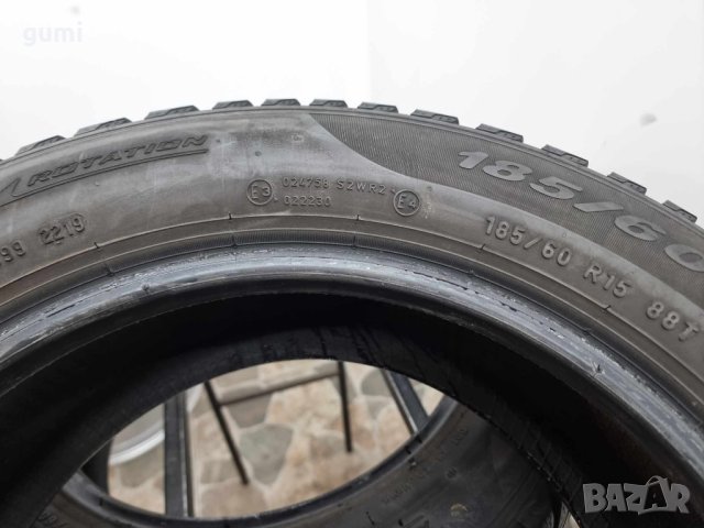 2бр зимни гуми 185/60/15 Pirelli L036 , снимка 4 - Гуми и джанти - 43571605