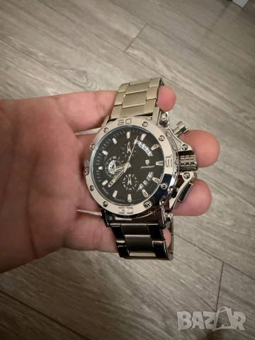 Мъжки Луксозен часовник Poedagar масивен, снимка 2 - Мъжки - 52425724