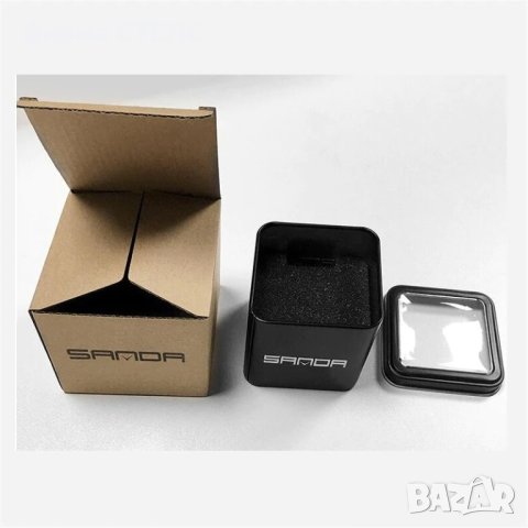 Мъжки часовник Sanda Breakthrough, Двойно време, LED Подсветка, снимка 6 - Мъжки - 40246747