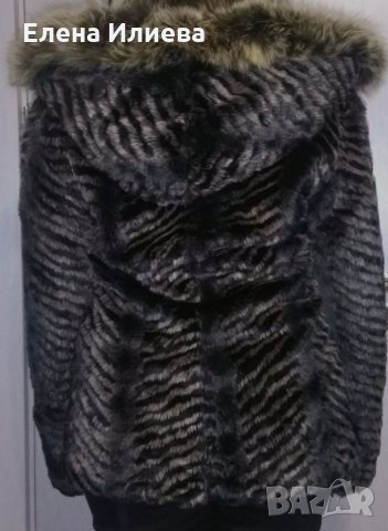 Дамско палто от изкуствена кожа 46 р-р, снимка 3 - Палта, манта - 34948529