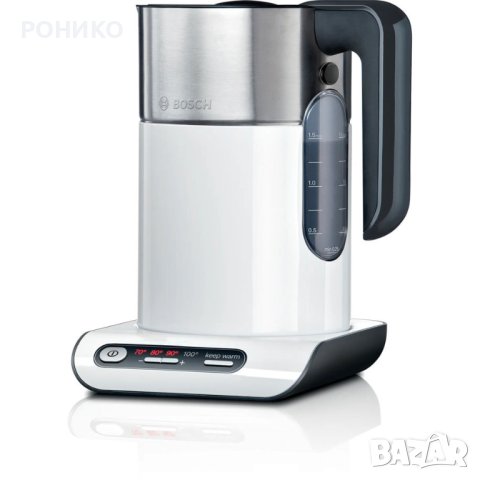 Електрическа канa BOSCH TWK8611P 2400 W, 1.5 l, бялa, снимка 1 - Кани - 43747576